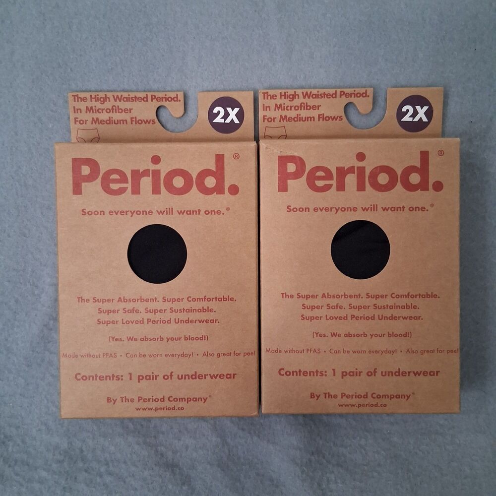 Panties Period Briefs Size 2xl Lot Menstrual Underwear Medium Flow High Waist 2